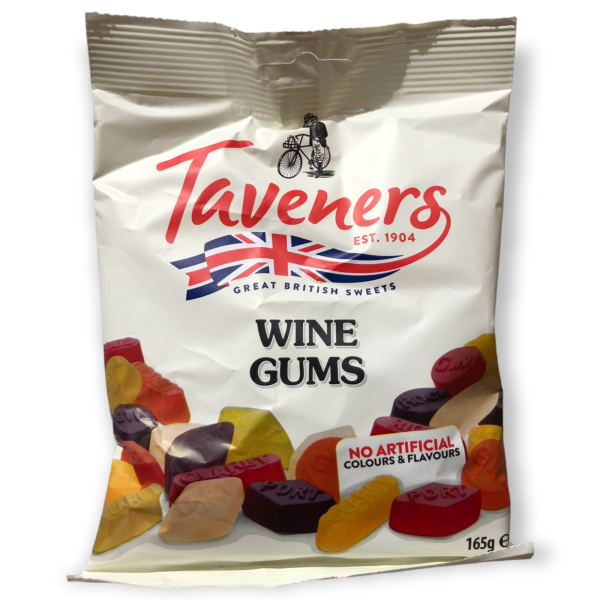 Taveners Wine Gums Weingummi 165g